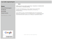 Tablet Screenshot of mp-media-engineering.de